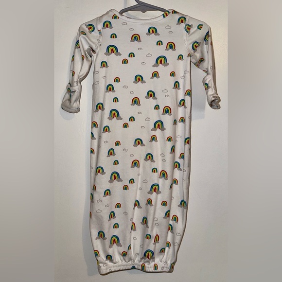Hanna Andersson Size 3-6 Months 60 cm Sleep Sack Gown Rainbows Pima Cotton - Picture 3 of 4